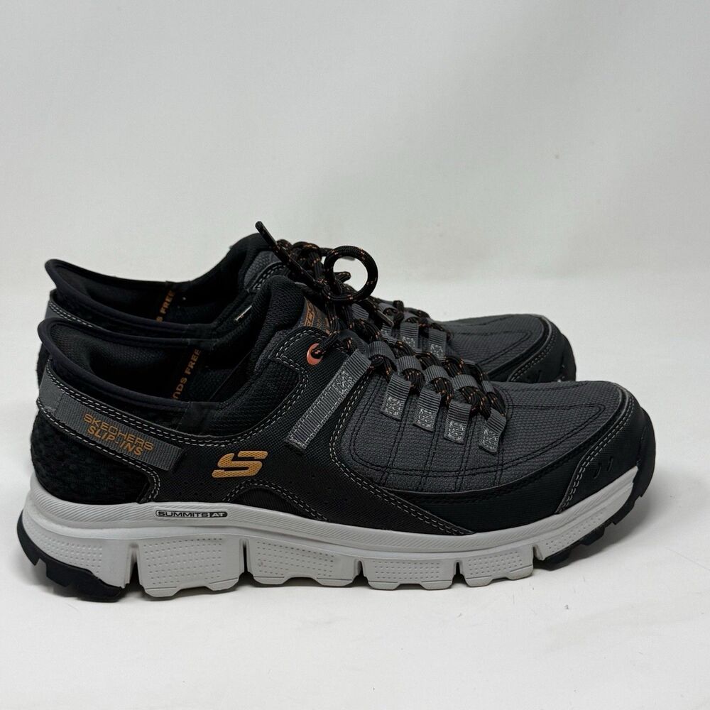 Skechers Slip Ins Summits All Terrain Shoes Sneakers Mens 11.5 Black Gray